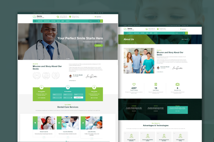 cm dento 1 web designing company