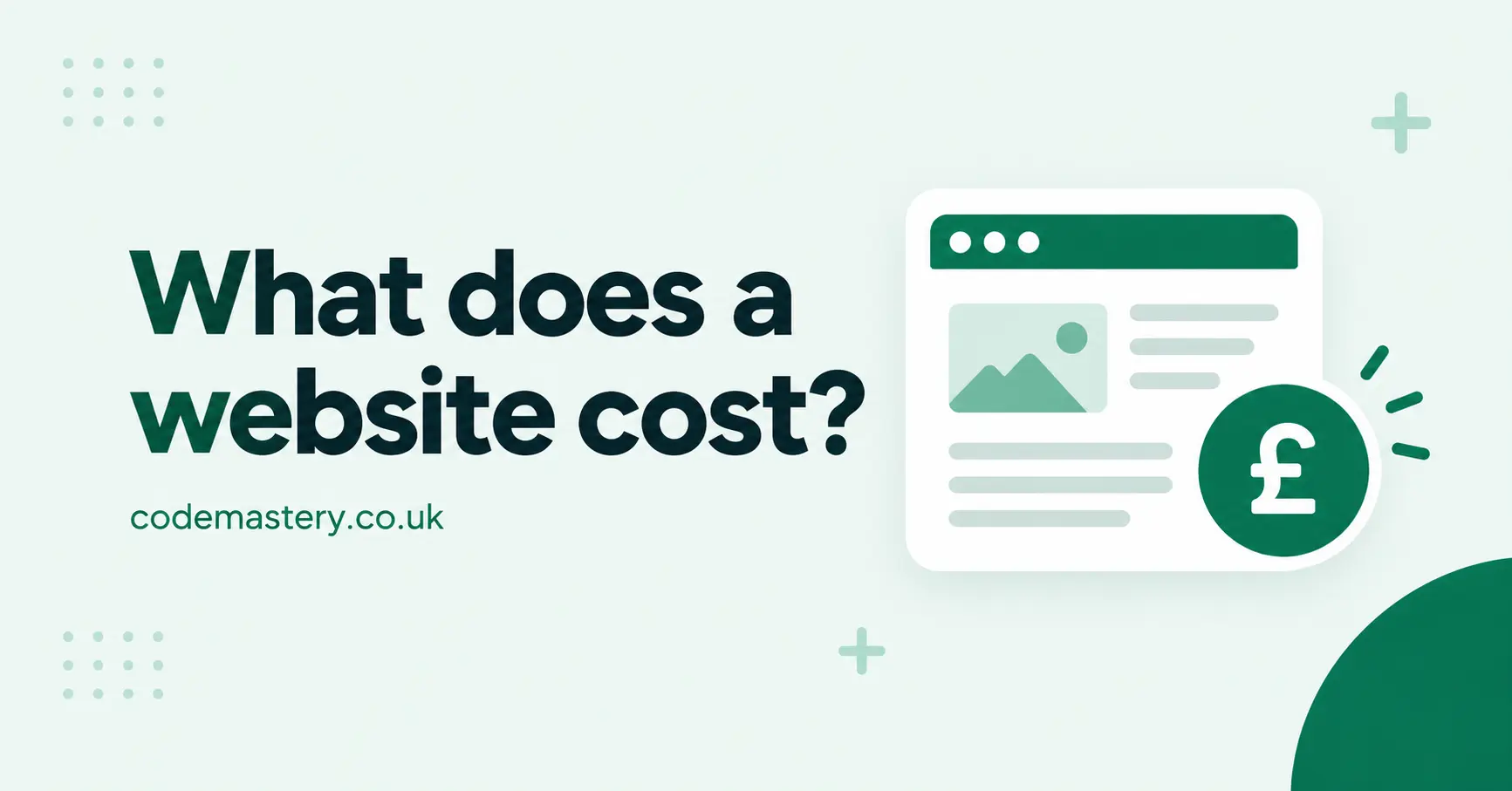 Five factors that affect small business website cost: type, design, content, pages and after-launch care